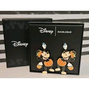 Disney BaubleBar Earrings Mouse Halloween Pumpkin Costume Earrings